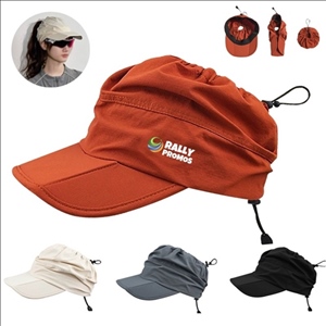 Sun Protection with Empty Top Foldable Drawstring Baseball Cap